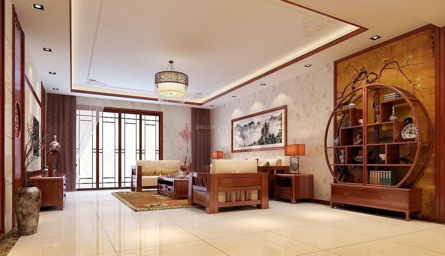中式风格室内客厅装修效果图大全图片