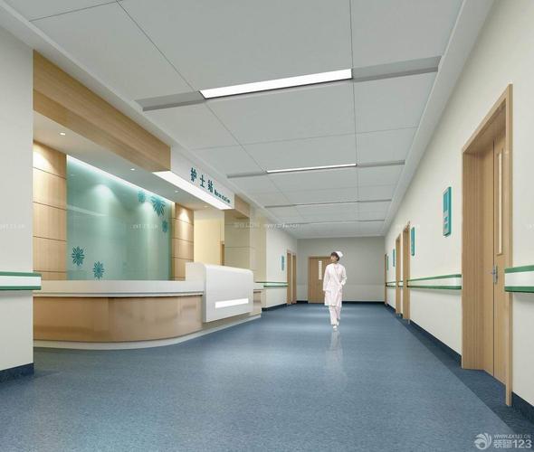 最新现代医院室内吊顶装修效果图图片