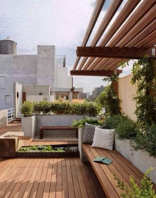 15个20平米露台花园设计实景图片案例个个小清新又实用