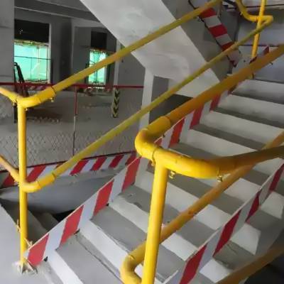 楼梯扶手定型化防护立杆建筑工地临时楼梯扶手加工定制
