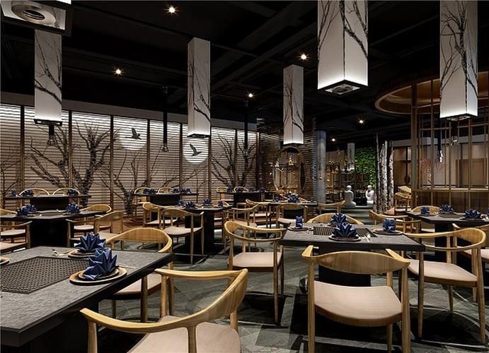 成都现代中式餐厅装修卓巧成都中餐小饭馆装修效果图