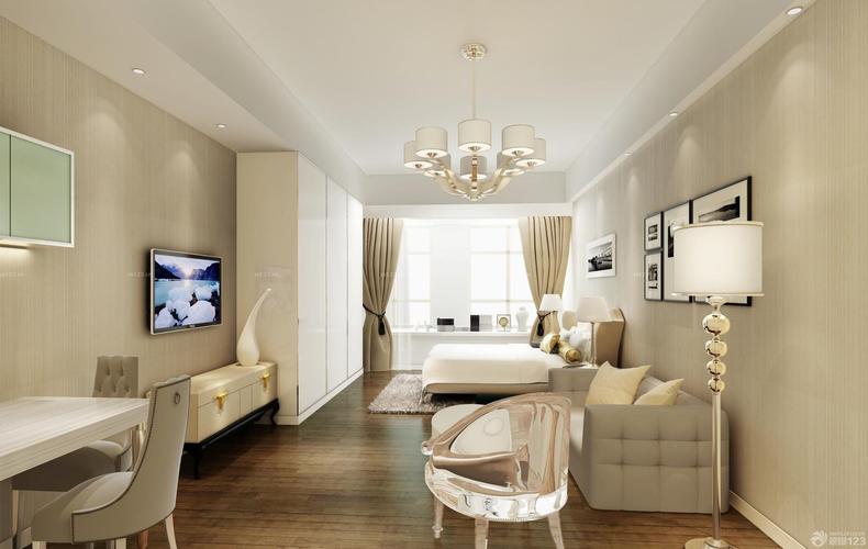 2020最新小户型酒店式公寓样板间设计图设计456装修效果图