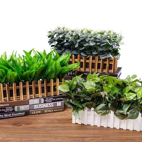 室内假绿植仿真造景仿生绿植组合超市餐厅小绿植假花假植物盆栽
