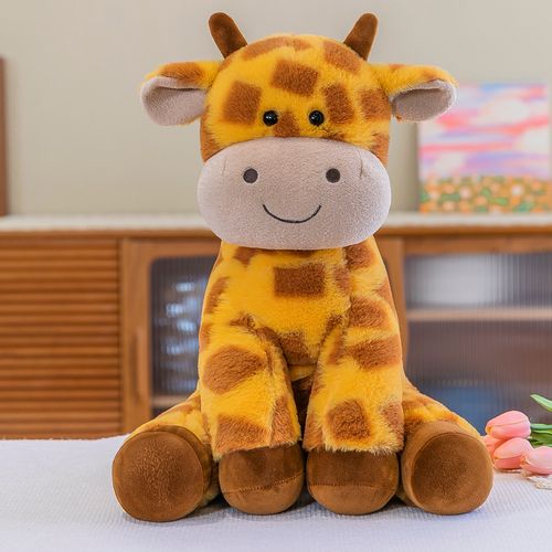 仿真长颈鹿公仔森林动物玩偶创意活动礼物儿童布娃娃生日毛绒玩具