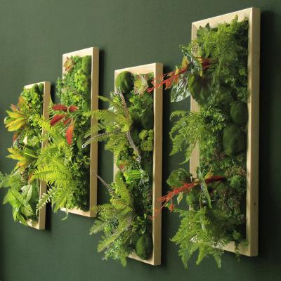 墙面装饰绿植多肉植物壁挂壁花仿真挂壁装饰花工业风装饰墙壁植物