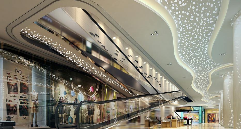 重庆商场装修商场设计商场公共空间装饰商场效果图