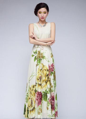 请注意本图片来自仙桃市依衫服装厂提供的2014夏季新款雪纺裙大花