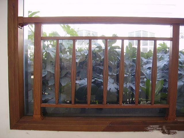 木质阳台护栏图片mz009