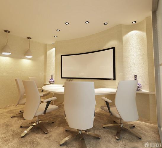 公司小型会议室装修效果图