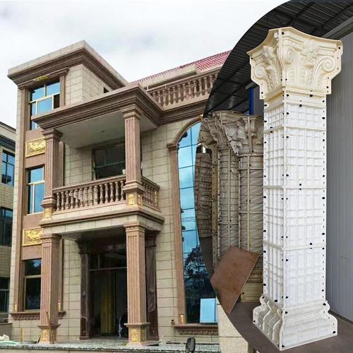 欧式罗马柱模具圆柱方柱水泥柱子别墅造型大门新农村模型方形建筑模板