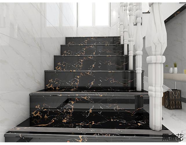 楼梯踏步砖通体大理石瓷砖平台地砖可按尺寸定制新款楼梯砖阶梯