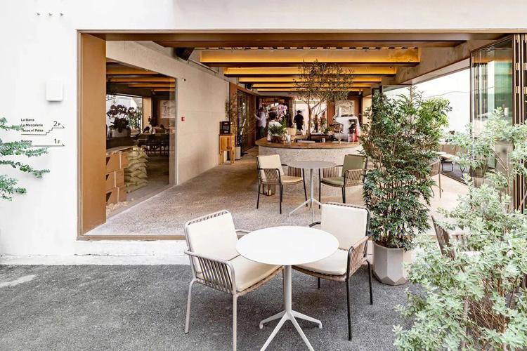 小清新原木咖啡厅空间设计