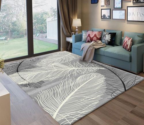 跨境产地货源客厅满铺防滑地毯3d北欧风新中式现代简约地垫可定制