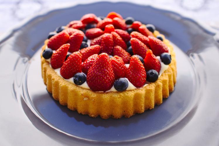 蛋糕水果蛋糕美食世界清爽营养的水果蛋糕图片