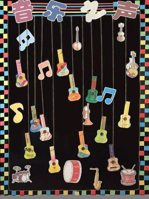幼儿园音乐教室利用音乐的元素精心布置给幼儿营造音乐氛围创造一个