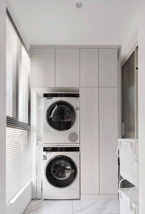 小空间大收纳阳台洗衣柜定制全攻略洗衣机