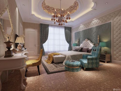 欧式古典主义风格卧室装修效果图