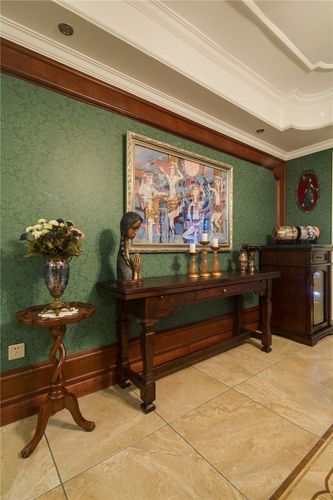 三居室美式风格玄关橡树湾138平复古美式装修效果图