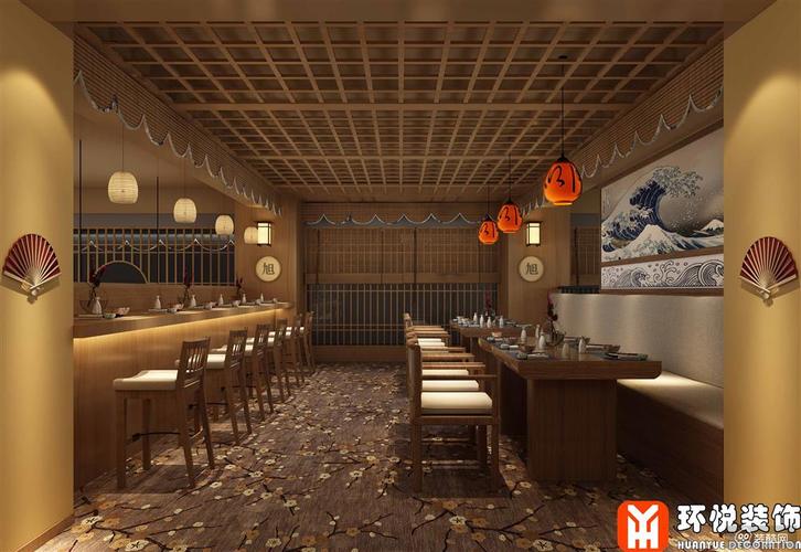 案例介绍广州日本料理门店装修效果图装修户型饭店风格分类现代
