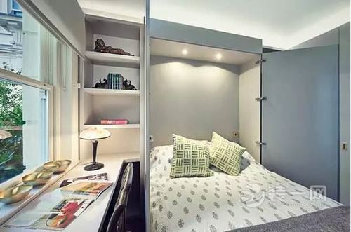 小户型最爱的7款卧室加书房装修效果图