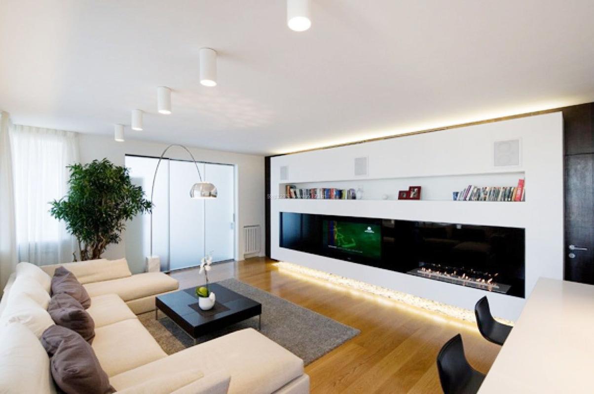 家居大客厅电视墙装修设计效果图3000例