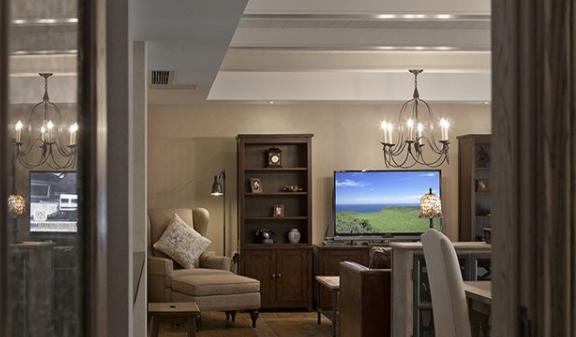 4款美式客厅博古架效果图独具魅力的家居空间装修