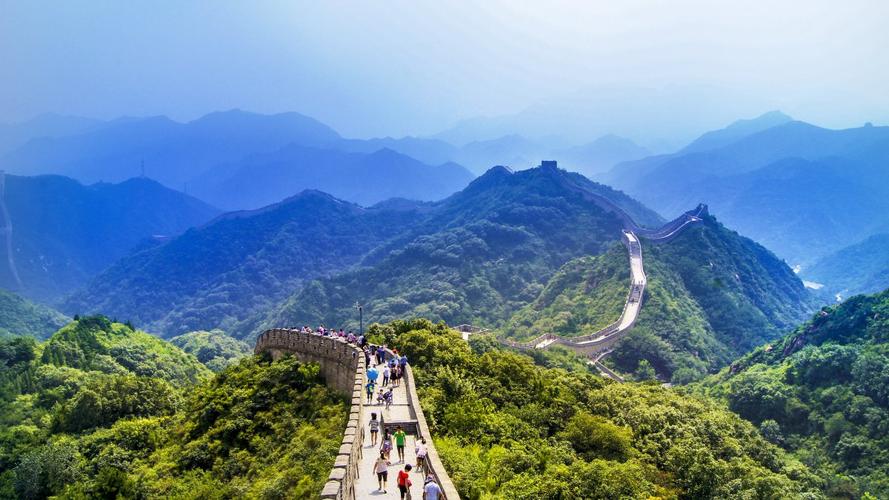 中国旅游长城风景蓝天图片