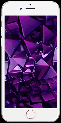 三角紫炫酷3d特效动画穿梭隧道动态锁屏livephoto动图壁纸