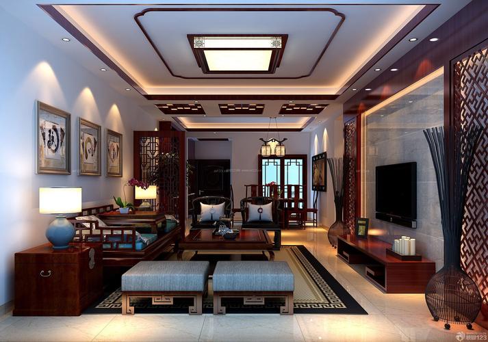 中式风格客厅装修案例