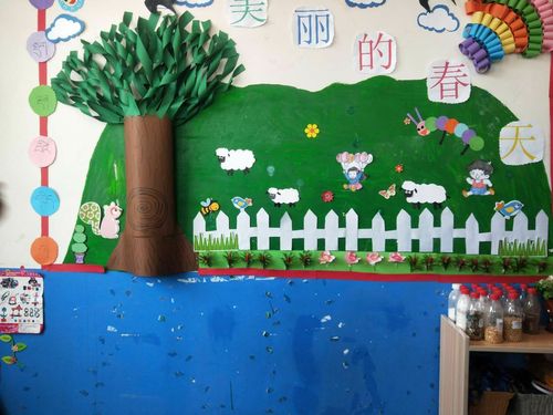 杂多县第三幼儿园春季主题墙创设活动我和春天有个约定