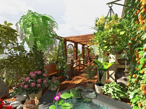 41600欧式风格别墅一套万科欧式风格庭院花园效果图