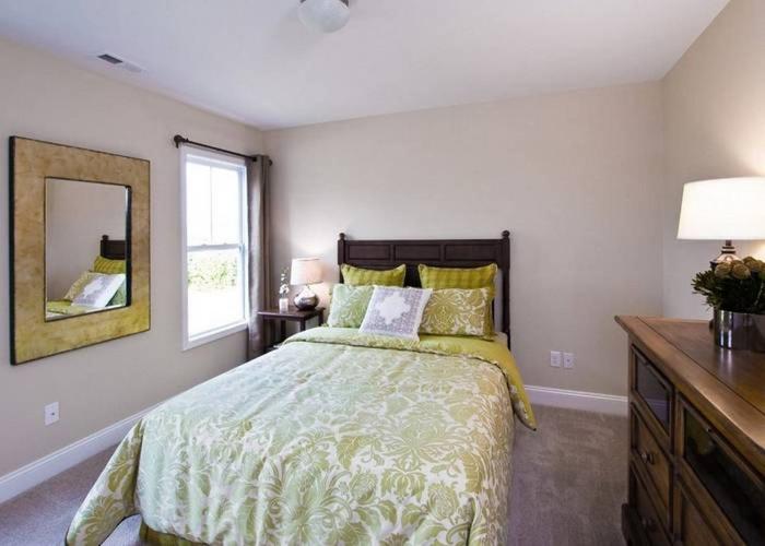 40平米美式风格卧室背景墙装修图片美式风格双人床图片