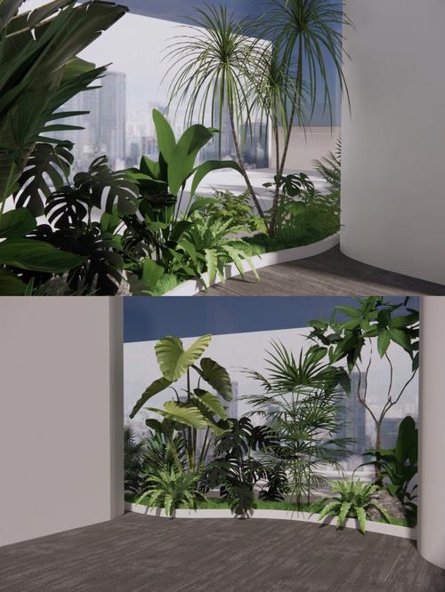 森系空间室内绿植造景