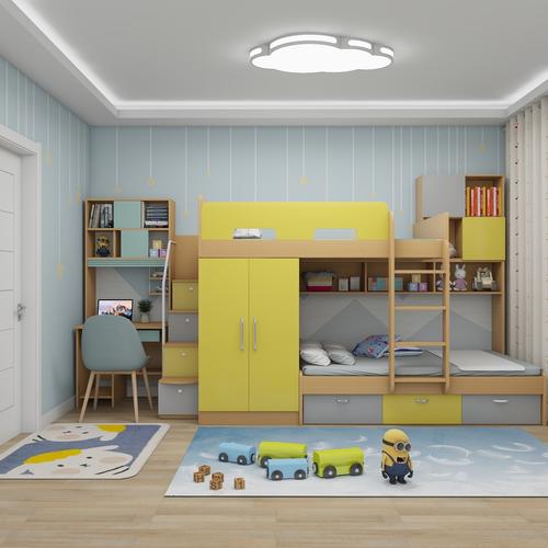 小房间改造舒适又实用的儿童房