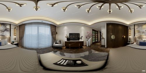 新中式卧室全景图id300795243d模型
