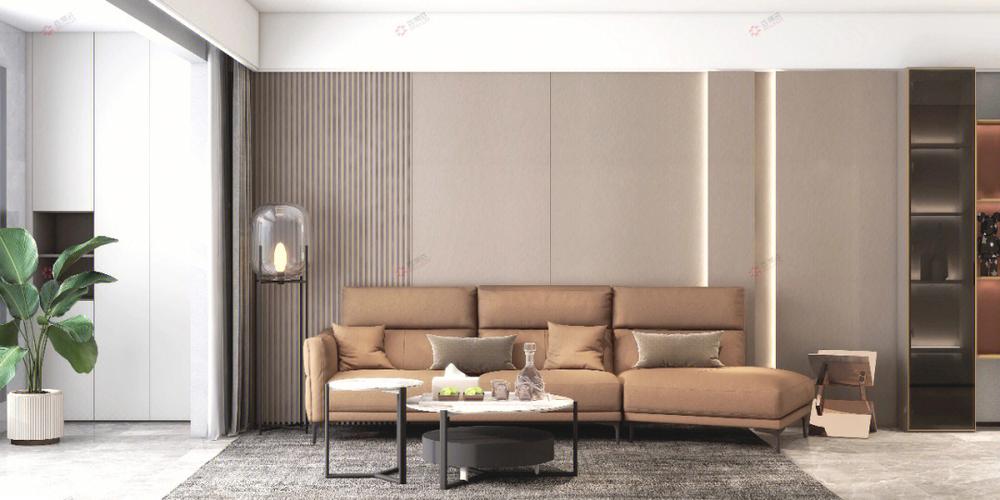 分享几套清爽简洁的沙发背景墙