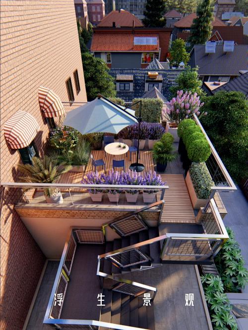 花园设计丨深藏在老城闹市街区的屋顶花园