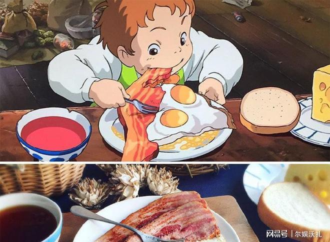 料理达人把宫崎骏动画中的美食通通变成真的茶蛋糕一秒流口水