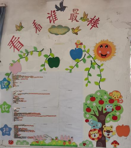 润物细无声一一合浦县常乐镇中心小学之班级文化墙展示一至三年级