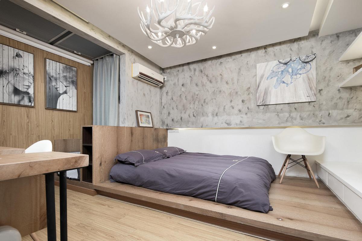 38平小户型公寓装修卧室设计图齐家网装修效果图