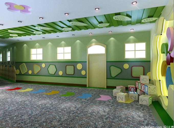幼儿园教室墙面布置效果图设计图片赏析
