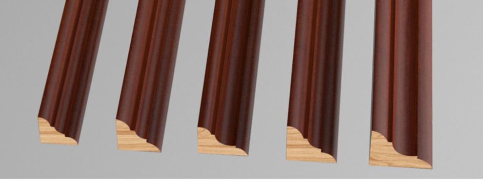 天然原木实木装饰线条中欧式橱柜顶角线吊顶吊顶收边条阴角线顶线1212