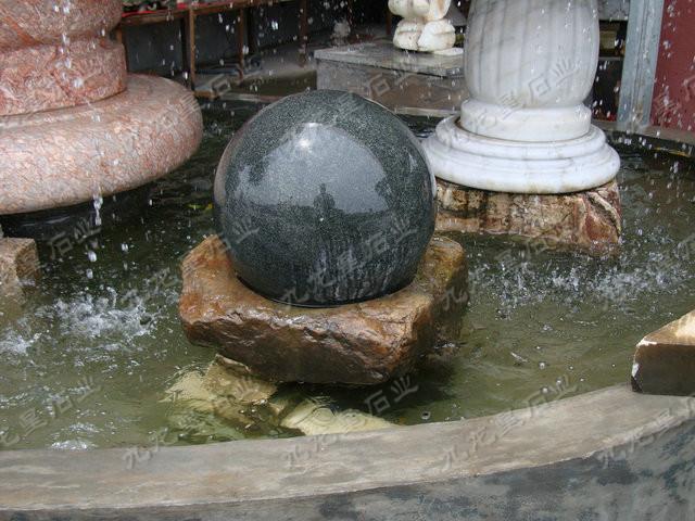 石雕风水球