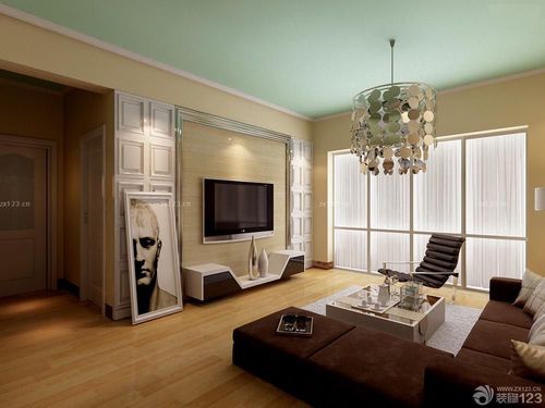 现代简约家装150平方米房子客厅装修效果图欣赏