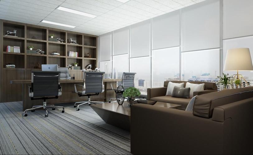成都锦衣卫科技办公室现代风格800平米装修效果图案例