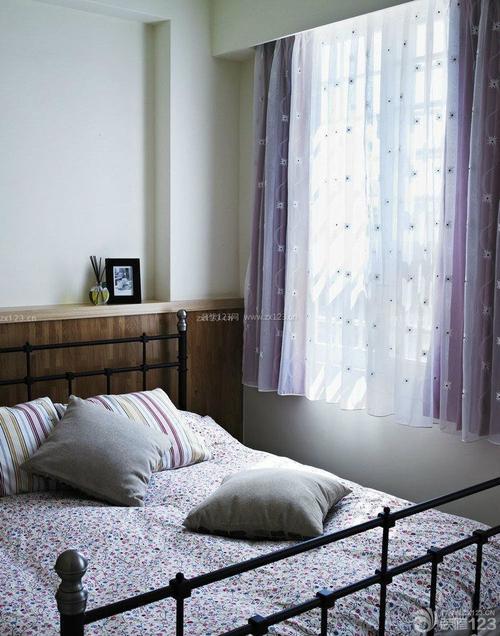 农村小户型卧室设计韩式窗帘装修案例装信通网效果图