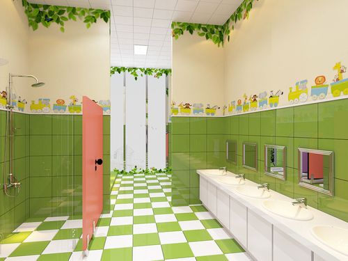一九九二效果图-幼儿园卫生间|空间|家装设计|1992效果图0
