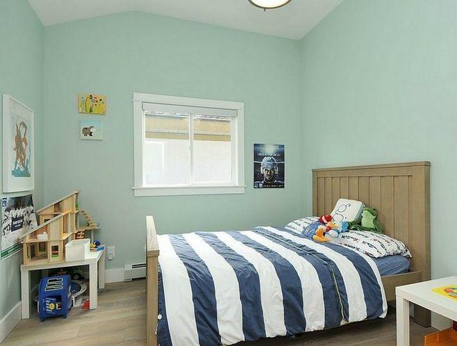 淡色清爽卧室墙漆效果图