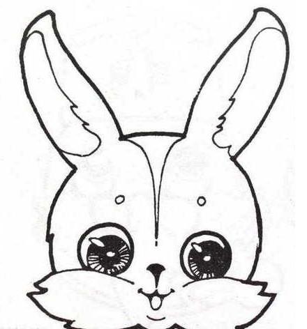 兔子简笔画长长的耳朵
