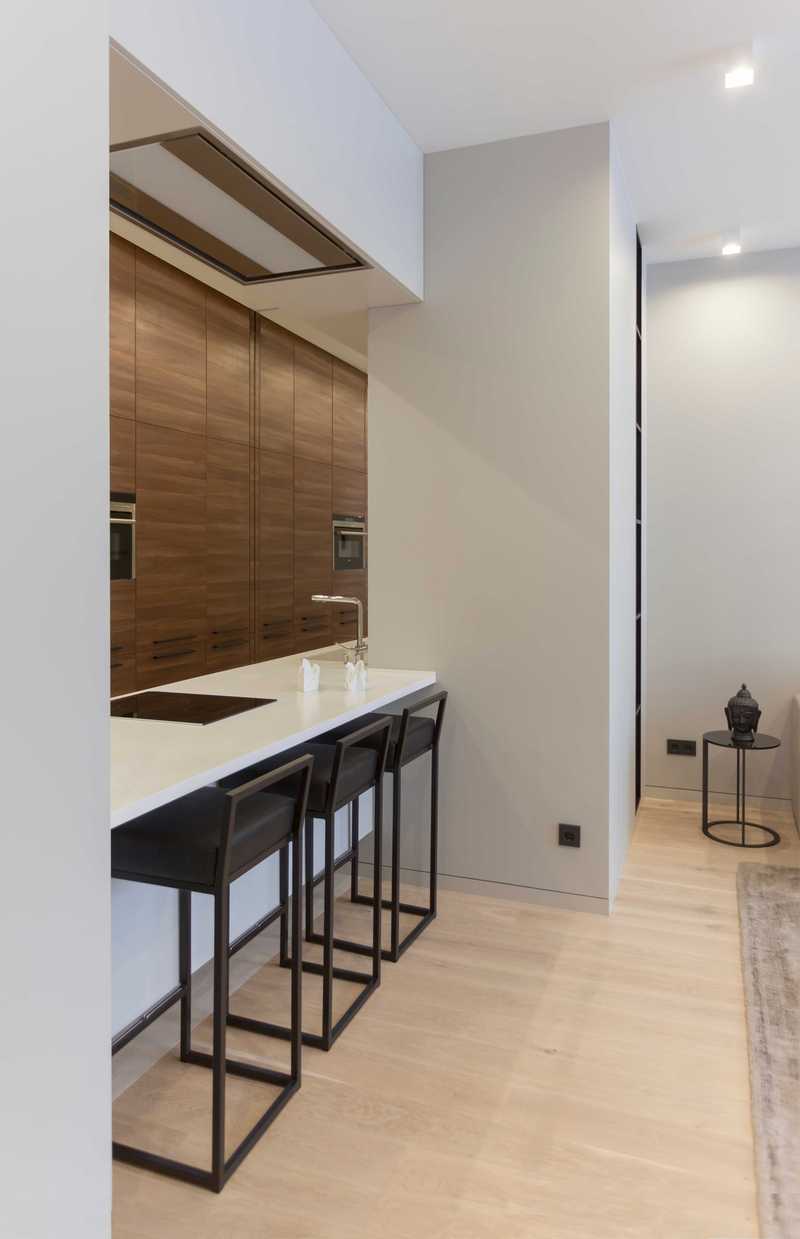 现代风公寓吧台装修效果图170m05现代中式茶室装修效果图现代风格